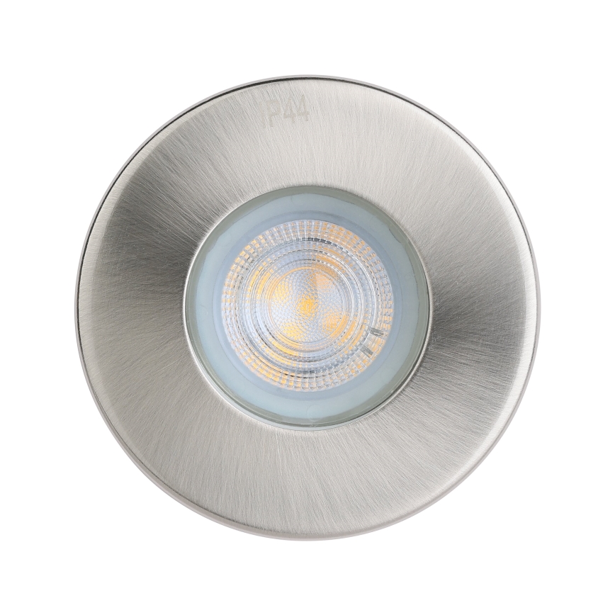 Eglo - KOMPLEKT 3xLED Süvistatav valgusti vannituppa 1xGU10/4W/230V IP44 matt kroom