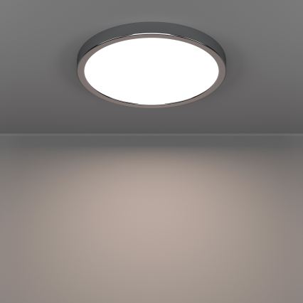 Eglo - LED-vannitoa laelamp LED/14,2W/230V 2700/4000/6500K läbimõõt 27,8 cm IP44 läikiv kroom