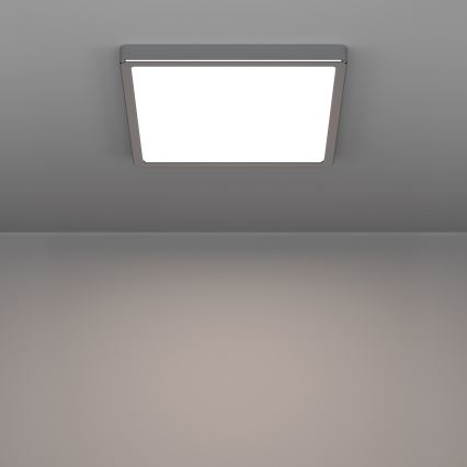 Eglo - LED vannitoa laevalgusti LED/13W/230V 2700/4000/6500K 29x29 cm IP44 läikiv kroom