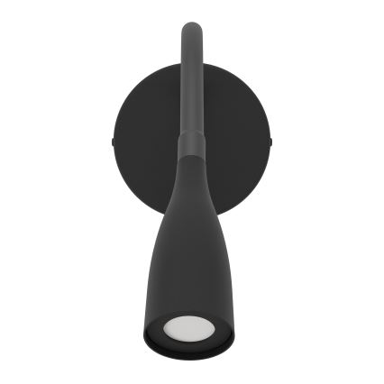 Eglo - LED-painduv seinavalgusti USB-pordiga LED/3,8W/230V must