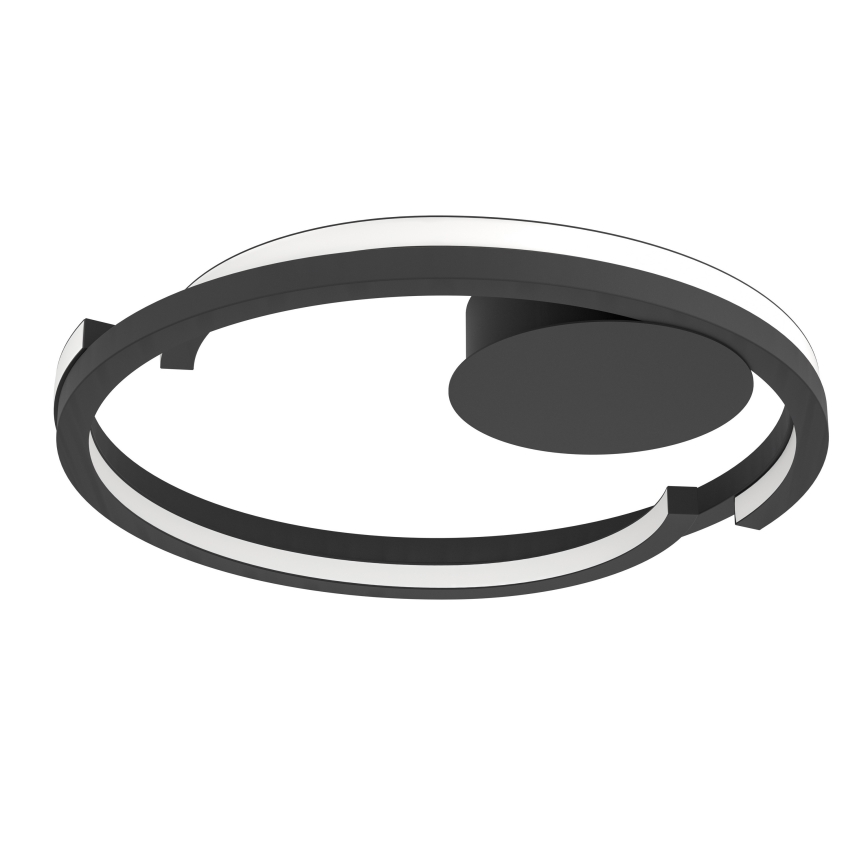 Eglo - LED hämardatav laelamp 2xLED/20W/230V 2700-6500K läbimõõt 48 cm, must + kaugjuhtimispult