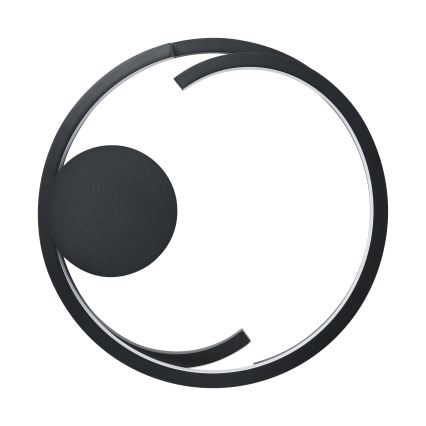 Eglo - LED hämardatav laelamp 2xLED/20W/230V 2700-6500K läbimõõt 48 cm, must + kaugjuhtimispult