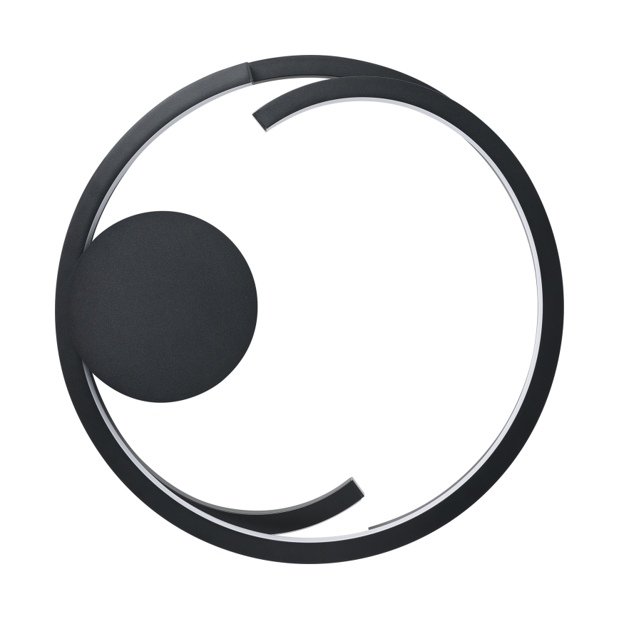 Eglo - LED hämardatav laelamp 2xLED/20W/230V 2700-6500K läbimõõt 48 cm, must + kaugjuhtimispult