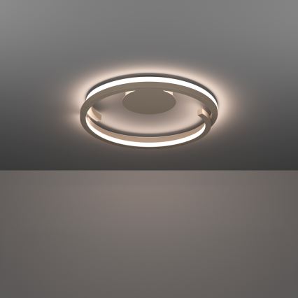 Eglo - LED hämardatav laelamp 2xLED/20W/230V 2700-6500K läbimõõt 48 cm beež + kaugjuhtimispult