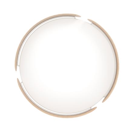 Eglo - LED laelamp 20 W/230 V, Ø 37 cm, beež