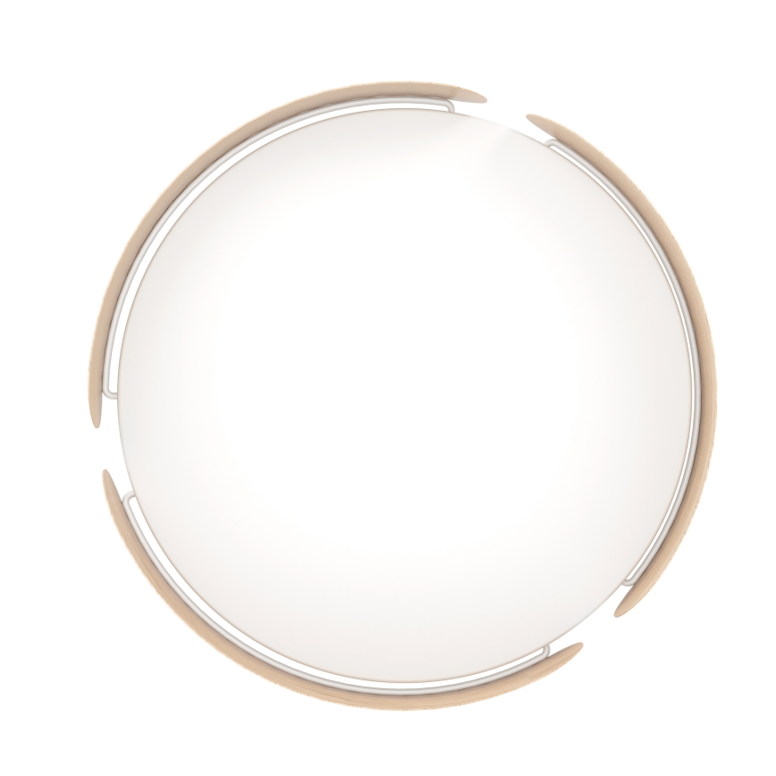 Eglo - LED laelamp 20 W/230 V, Ø 37 cm, beež