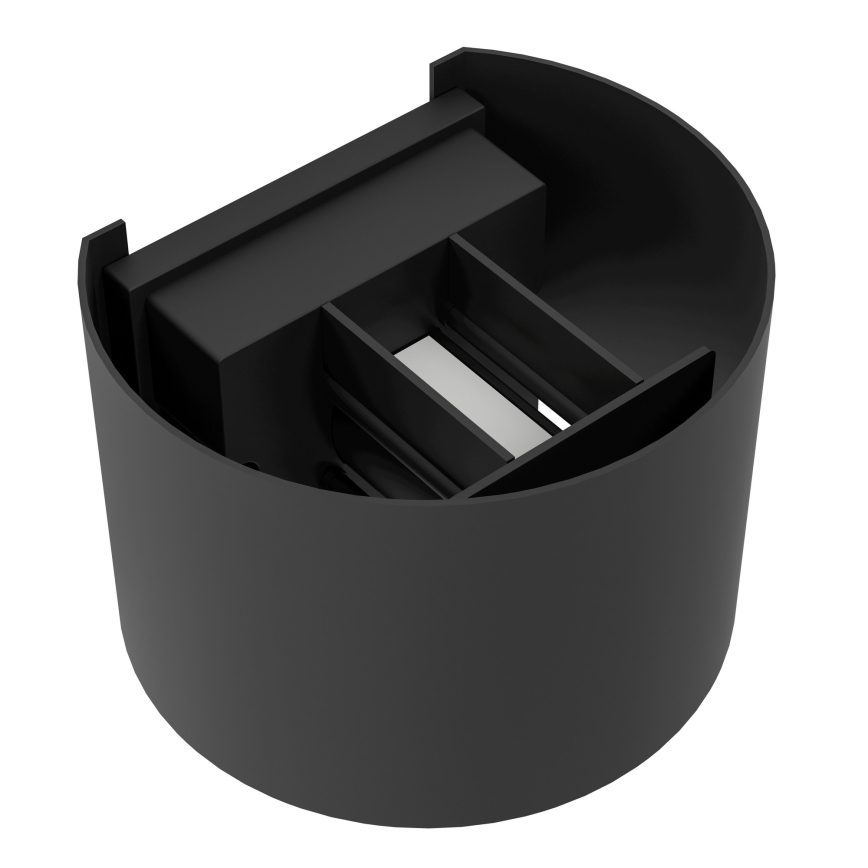 Eglo - LED välisseinale paigaldatav seinavalgusti 2xLED/2,8W/230V IP54 must