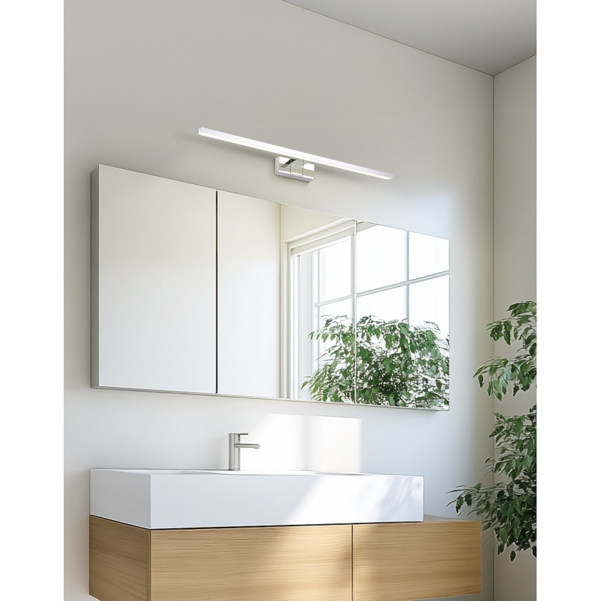 Eglo - LED vannitoa peeglivalgusti, 10 W, 230 V, 3000/4000/6500 K, 60 cm, IP44, läikiv kroom