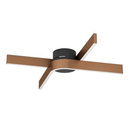 Eglo - LED RGBW hämardatav laelamp 2xLED/18W/230V 2700-6500K vaskne/must