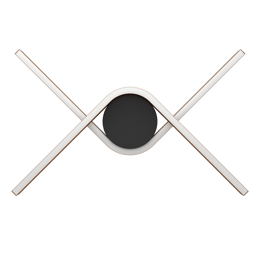 Eglo - LED RGBW hämardatav laelamp 2xLED/18W/230V 2700-6500K vaskne/must