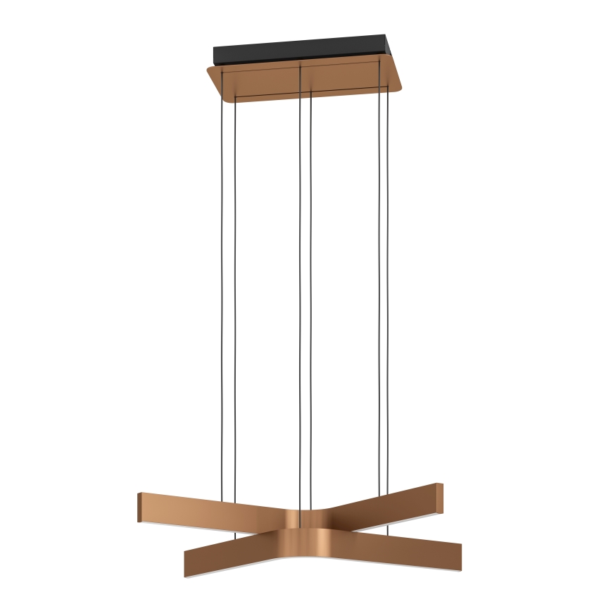 Eglo - LED RGBW hämardatav lühter kaablil 2xLED/18W/230V vask/must