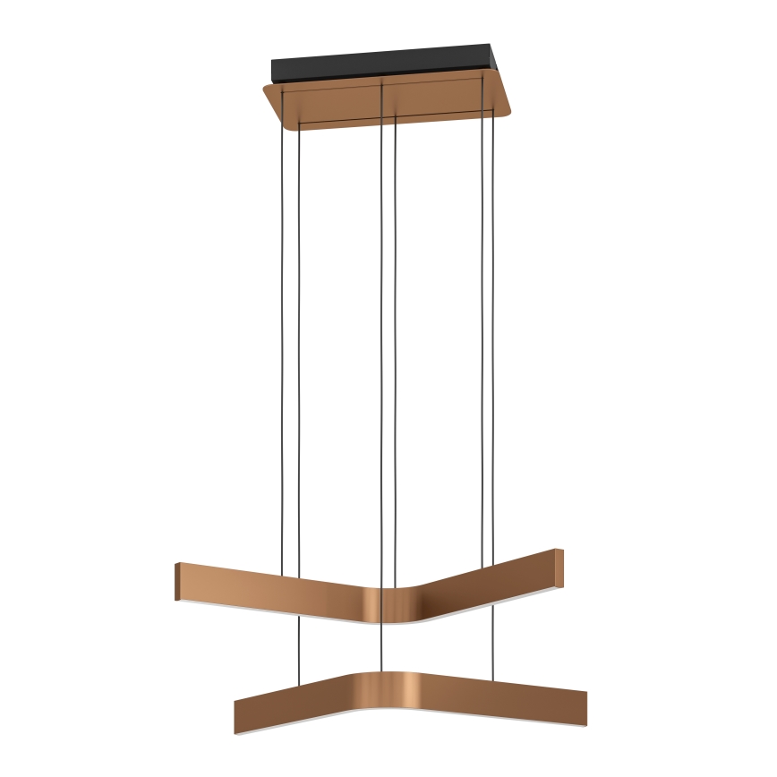 Eglo - LED RGBW hämardatav lühter kaablil 2xLED/18W/230V vask/must