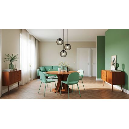 Eglo - Rippvalgusti kaablil 3xE27/60W/230V must