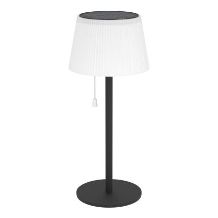 Eglo - LED päikeseenergial laetav laualamp LED/2,3W/3,7V 3000/4000/6500K 1800 mAh IP44 must