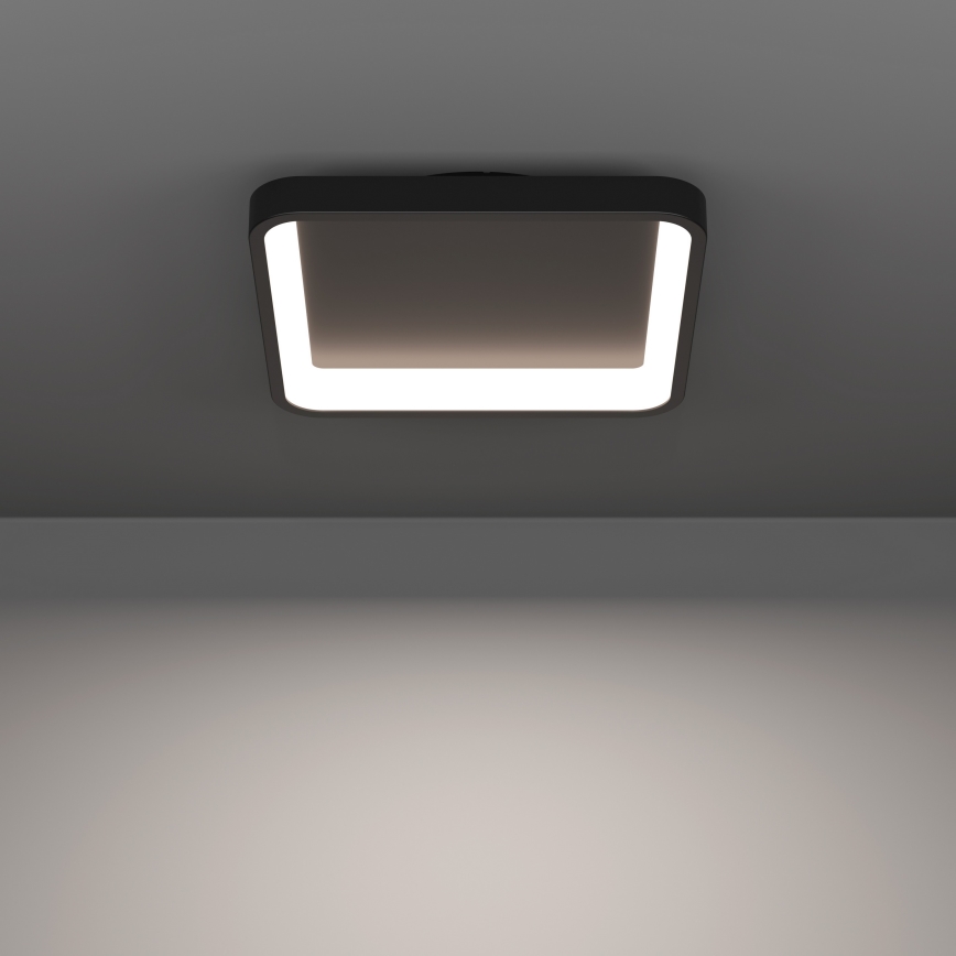 Eglo - RGBW hämardatav LED-laelamp LED/20W/230V 2700-6500K 35x35 cm must