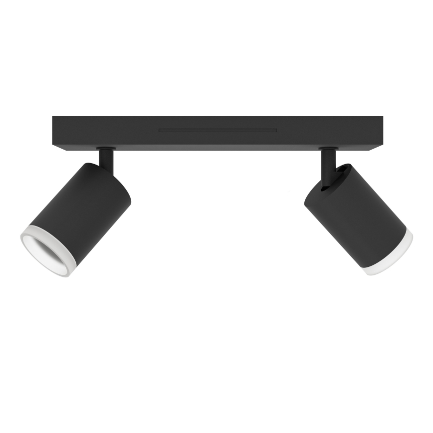 Eglo - LED RGBW hämardatav punktvalgusti 2xLED/3,7W/230V 2700-6500K must