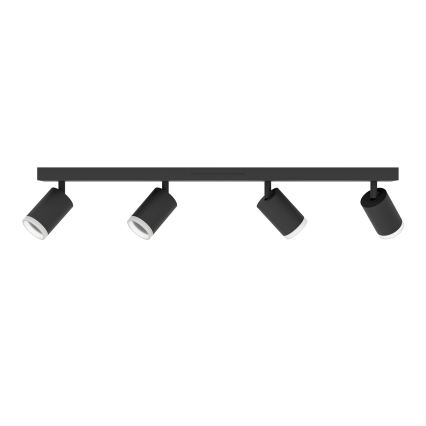 Eglo - LED RGBW hämardatav punktvalgusti 4xLED/3,7W/230V 2700-6500K must