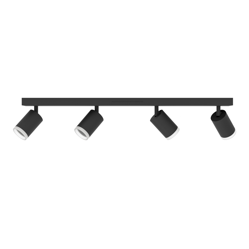 Eglo - LED RGBW hämardatav punktvalgusti 4xLED/3,7W/230V 2700-6500K must