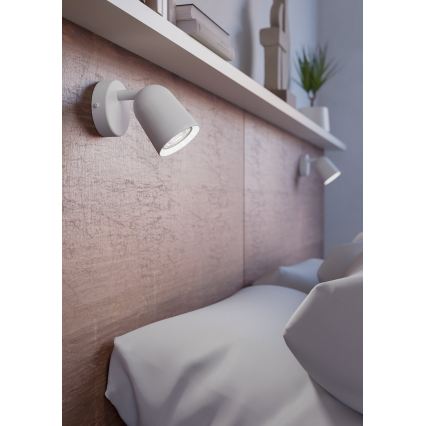 Eglo - suunatav seinavalgusti 1xGU10/5W/230V valge