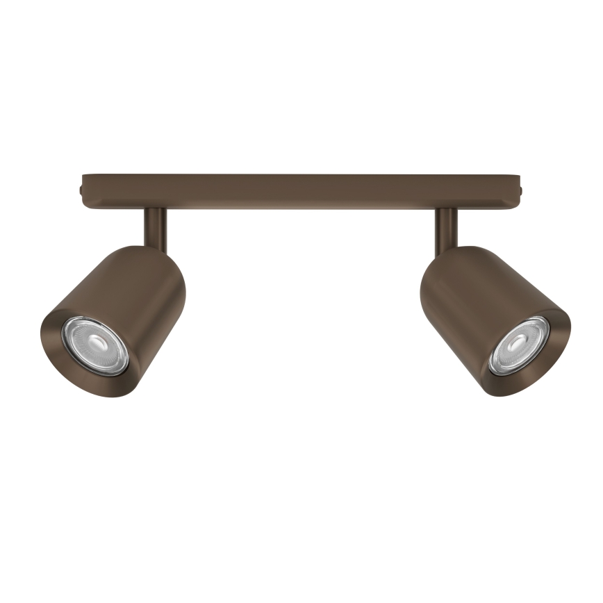 Eglo - spottvalgusti 2xGU10/10W/230V pronks