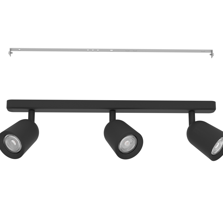 Eglo - Suunatav laevalgusti 3xGU10/10W/230V must