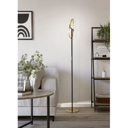 Eglo - hämardatav LED-põrandalamp 2xLED/8,8W/230V kuldne/must