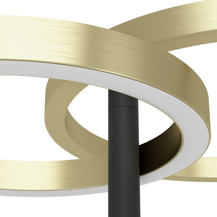 Eglo - hämardatav LED-põrandalamp LED/16W/230V + LED/12W kuldne/must