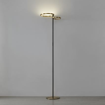 Eglo - hämardatav LED-põrandalamp LED/16W/230V + LED/12W kuldne/must