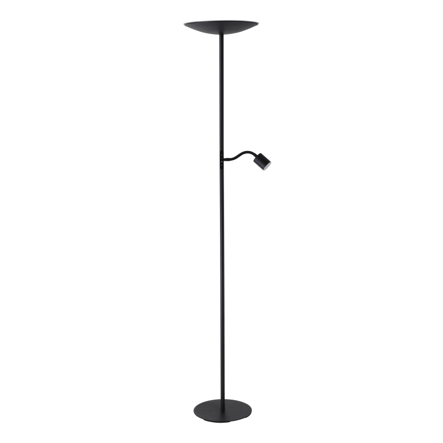 Eglo - LED hämardatav põrandalamp LED/26,5W/230V + LED/4W must