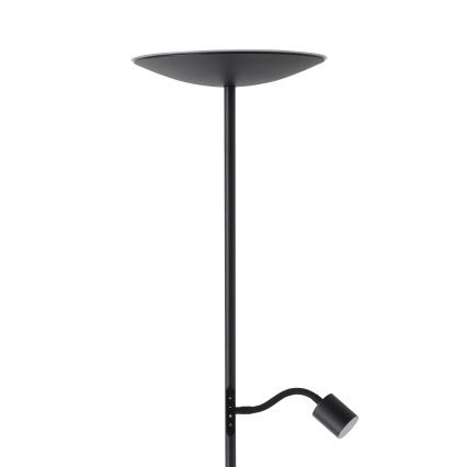 Eglo - LED hämardatav põrandalamp LED/26,5W/230V + LED/4W must