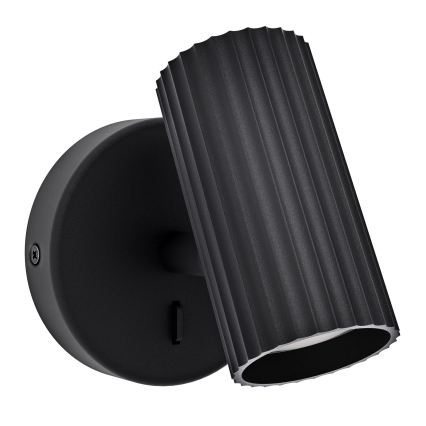 Eglo - seinapunktvalgusti 1xGU10/5W/230V, must