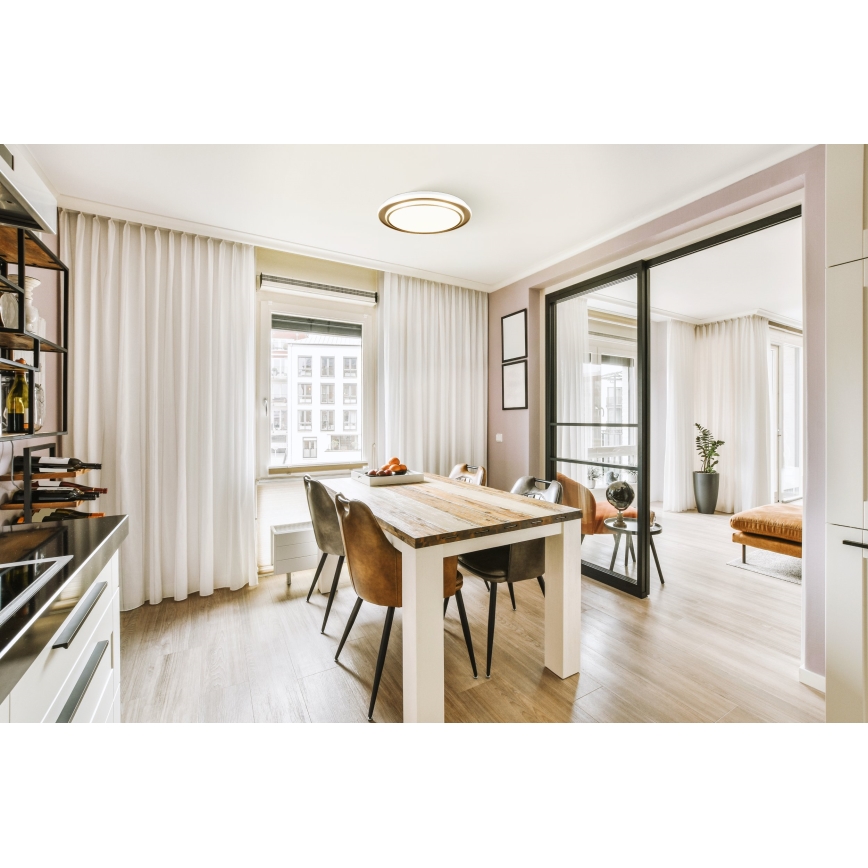 Eglo - LED laelamp LED/36W/230V, läbimõõt 49 cm, kuldne