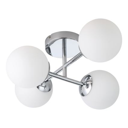 Eglo - LED vannitoa pinnapealne laelamp 4xG9/4,2W/230V IP44 läikiv kroom