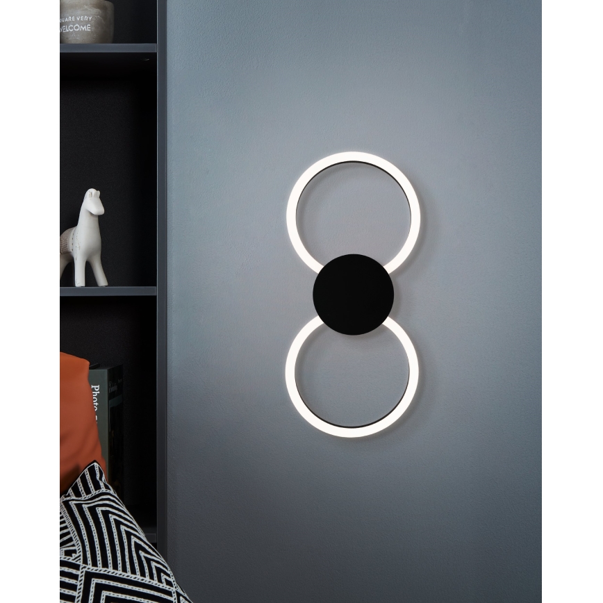 Eglo - LED seinavalgusti LED/20W/230V + LED/0,91W must