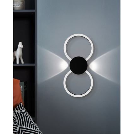 Eglo - LED seinavalgusti LED/20W/230V + LED/0,91W must