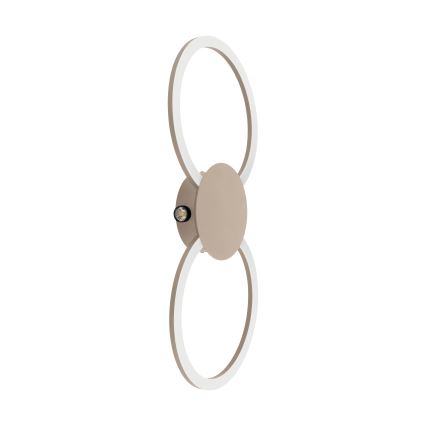 Eglo - LED seinavalgusti LED/20W/230V + LED/0,91W beež