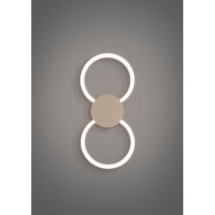 Eglo - LED seinavalgusti LED/20W/230V + LED/0,91W beež