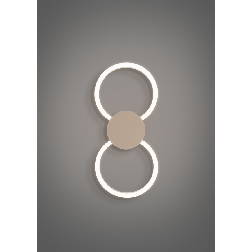 Eglo - LED seinavalgusti LED/20W/230V + LED/0,91W beež