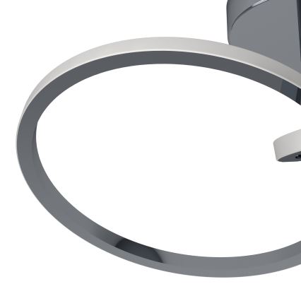 Eglo - LED laelamp LED/12W/230V 2700/4000/6500K läikiv kroom