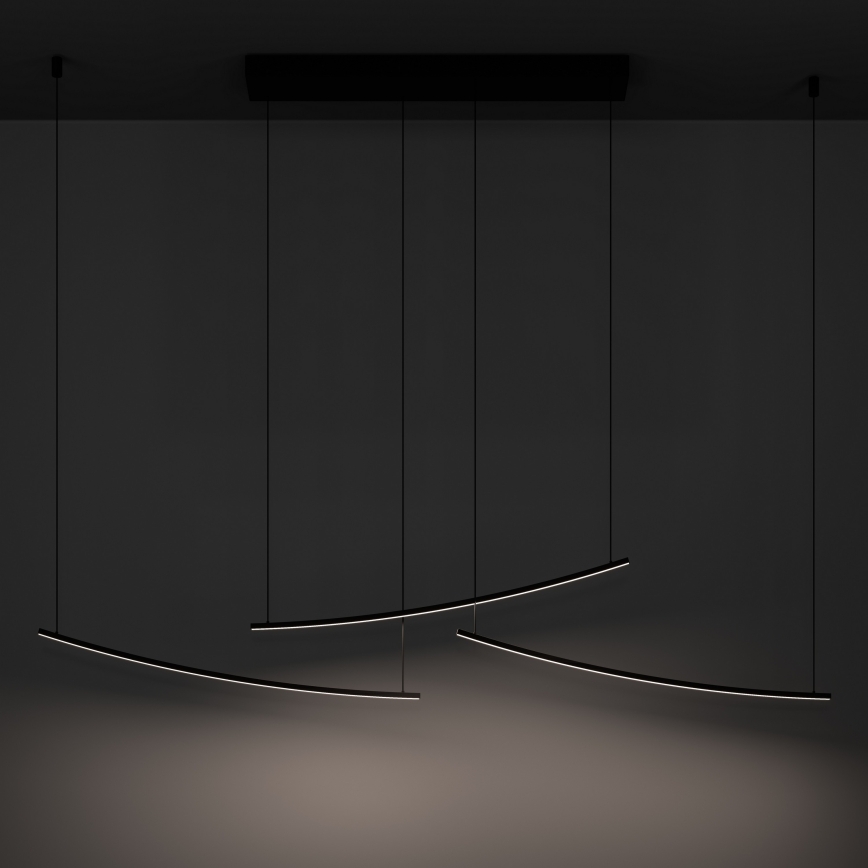 Eglo - hämardatav LED-rippvalgusti riputuskaabliga LED/22W/230V 2700/4000/6500K must