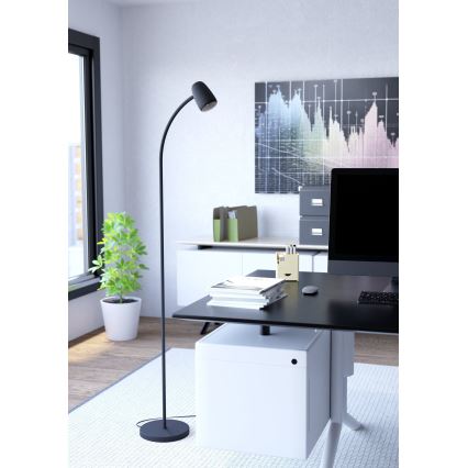 Eglo - Põrandalamp 1xE14/18W/230V must