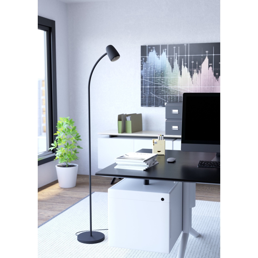 Eglo - Põrandalamp 1xE14/18W/230V must