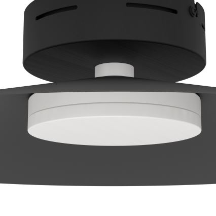 Eglo - LED RGBW hämardatav laelamp LED/15,5W/230V 2700-6500K läbimõõt 45 cm must