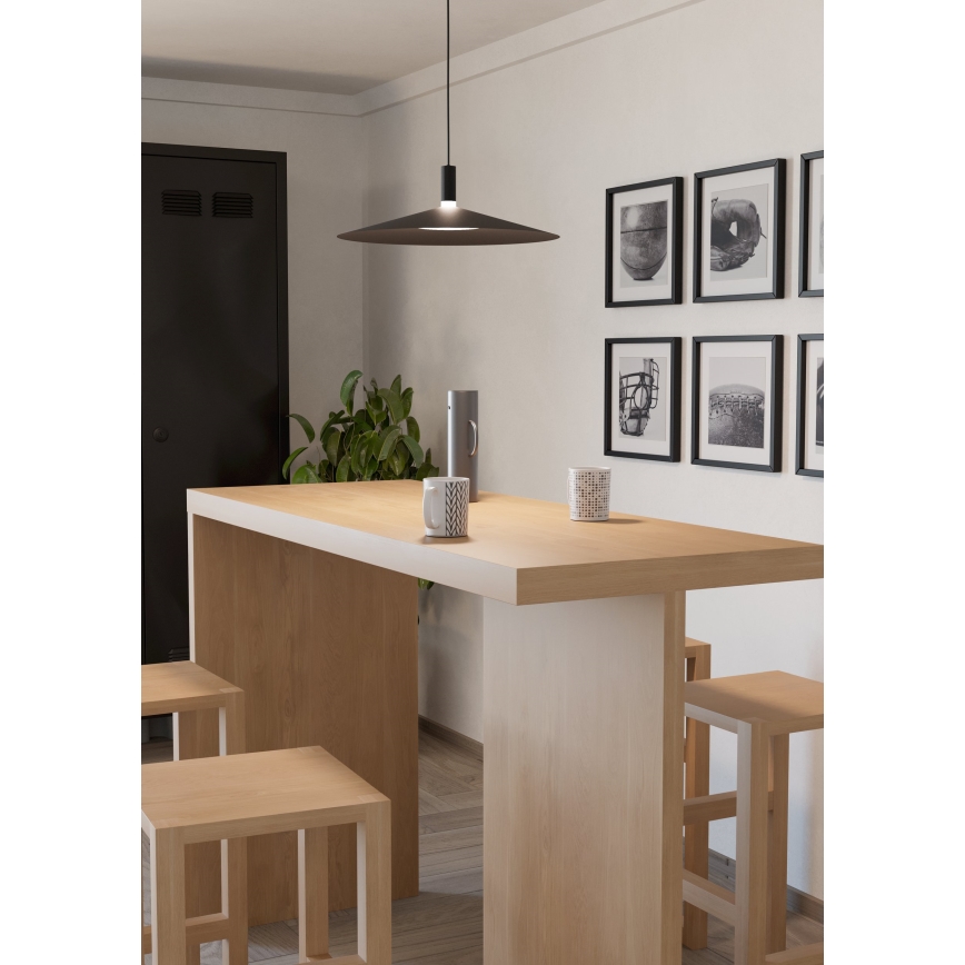 Eglo - LED RGBW hämardatav rippvalgusti kaablil LED/15,5W/230V 2700-6500K must