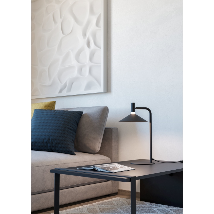 Eglo - LED RGBW hämardatav laualamp LED/7,5W/230V 2700-6500K must