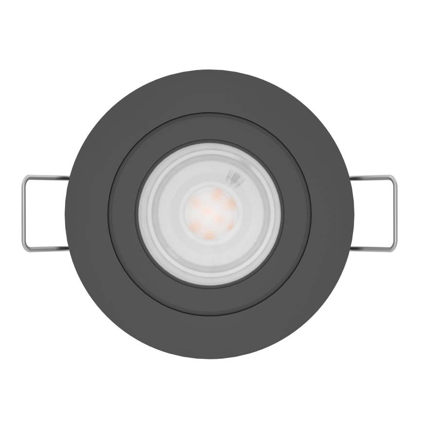 Eglo - LED süvistatav spot-valgusti 1xGU10/4,5W/230V must