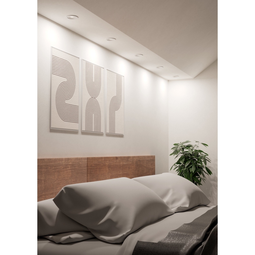 Eglo - LED Laesse paigaldatav punktvalgusti LED/4,8W/230V 2700/4000/6500K valge