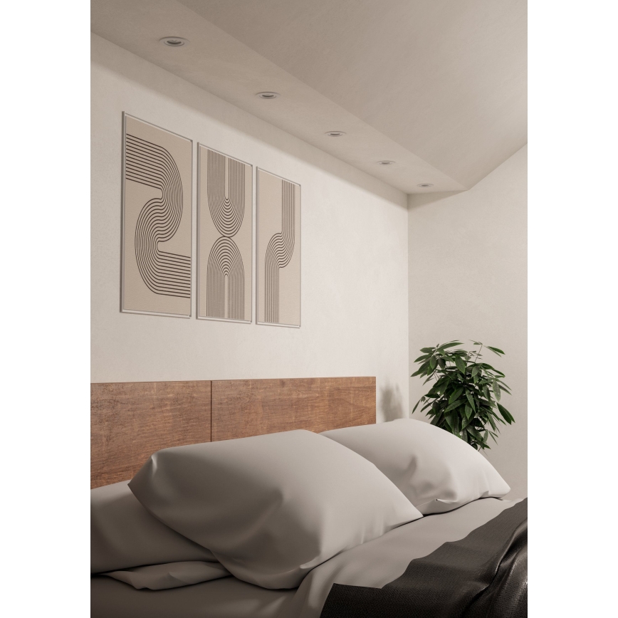 Eglo - LED Laesse paigaldatav punktvalgusti LED/4,8W/230V 2700/4000/6500K valge