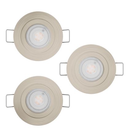 Eglo - 3-osaline LED süvistatav punktvalgusti LED/4,8W/230V 2700/4000/6500K mattkroom