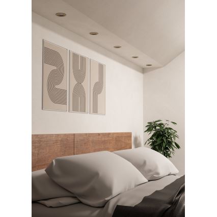 Eglo - 3-osaline LED süvistatav punktvalgusti LED/4,8W/230V 2700/4000/6500K mattkroom